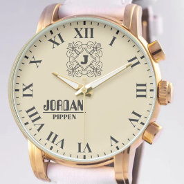 Minimalist Monogram Name Custom Name Engraved  腕時計