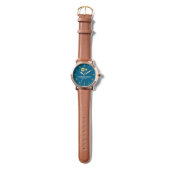 Minimalist Monogram Personalized Wedding Anniversa 腕時計 (ストラップ)