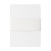 Minimalist Monogram Script Ampersand 招待状ベリーバンド (裏面例)