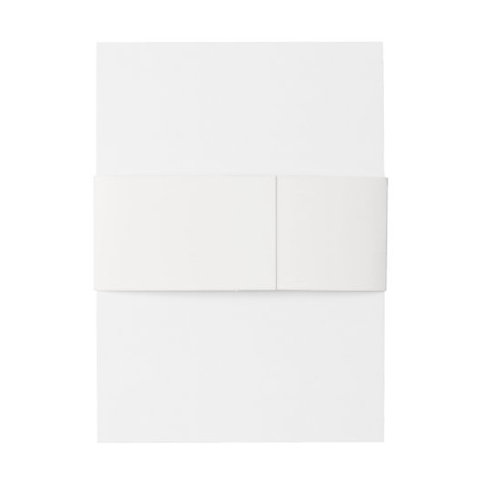 Minimalist Monogram Script Ampersand 招待状ベリーバンド (裏面例)