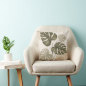Minimalist Monstera Leaf Cushion クッション (椅子)