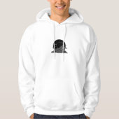 Minimalist Moon Clouds Japanese Aesthetic Hoodie パーカ (正面)