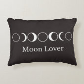 Minimalist Moon Phases Lunar Lover Aesthetic Throw アクセントクッション (正面)