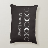Minimalist Moon Phases Lunar Lover Aesthetic Throw アクセントクッション (裏面(縦))