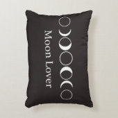 Minimalist Moon Phases Lunar Lover Aesthetic Throw アクセントクッション (正面(垂直))
