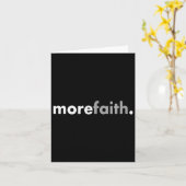 Minimalist More Faith Christian Jesus Believe God  カード (黄色い花)