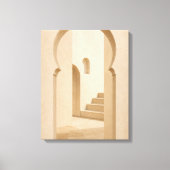 Minimalist Moroccan Arch Canvas Print キャンバスプリント (正面)