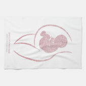 Minimalist Mother and Baby Silhouette キッチンタオル (横)
