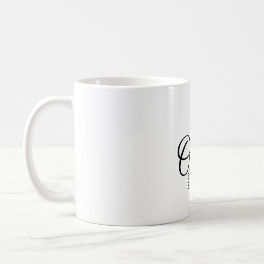 Minimalist Motivational Mug – One Small Step Each  コーヒーマグカップ (左)