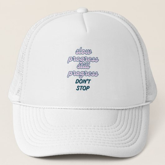 Minimalist Motivational Quote Baseball Cap キャップ (正面)