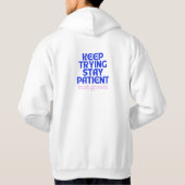 Minimalist Motivational Quote Hoodie — Modern  パーカ (裏面)