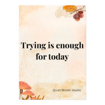 Minimalist Motivational Quote Poster 