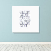 Minimalist Motivational Quote Square Canvas キャンバスプリント (インサイチュ (ウッドフロア))