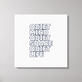 Minimalist Motivational Quote Square Canvas キャンバスプリント