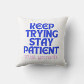 Minimalist Motivational Quote Throw Pillow — Moder クッション (裏面)