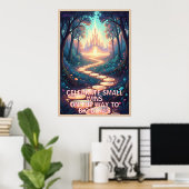 Minimalist Motivational Wall Art Print/Inspiration ポスター (ホームオフィス)