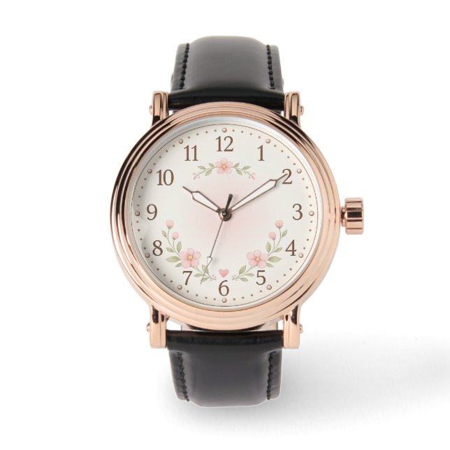 Minimalist Motivational Wrist Watch 腕時計 (正面)