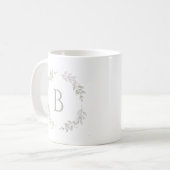 Minimalist Mug with Initial コーヒーマグカップ (正面左)