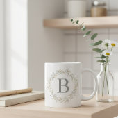Minimalist Mug with Initial コーヒーマグカップ