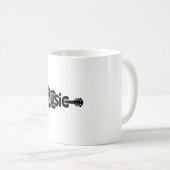 Minimalist Music Guitar Mug コーヒーマグカップ (正面右)