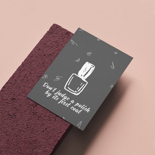 Minimalist Nail Salon Poster ポスター