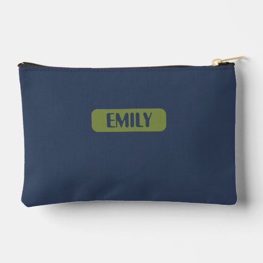 Minimalist Name Pencil Case アクセサリーポーチ (裏面)