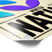 Minimalist Nature Poster – Winter Botanic Wall Art フォトプリント (角)