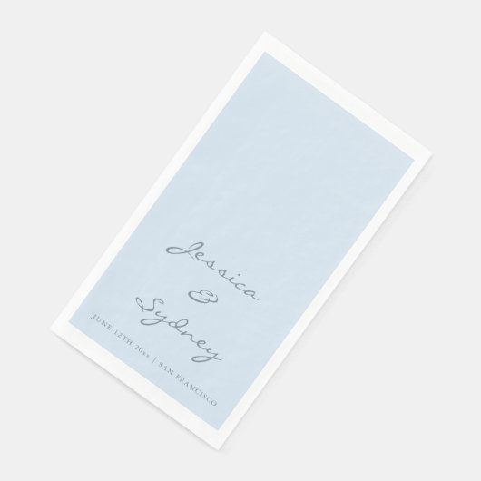 Minimalist Navy Blue Script Wedding Custom (コーナー)
