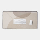 Minimalist Neutral Beige デスクマット (キーボード&マウス)