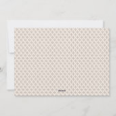 Minimalist Neutral Nordic Photo Christmas Card シーズンカード (裏面)
