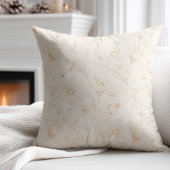 Minimalist Neutral Wildflower クッション