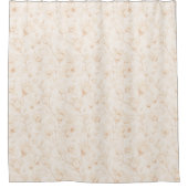 Minimalist Neutral Wildflower シャワーカーテン (正面)
