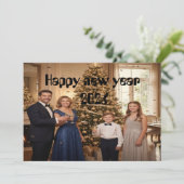 Minimalist New Year's Card: Sending Calm シーズンカード (スタンド正面)