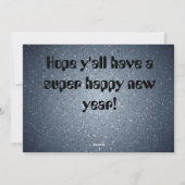 Minimalist New Year's Card: Sending Calm シーズンカード (裏面)