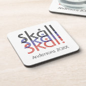 Minimalist Norway Skål! | 記念の品 コースター (左側)
