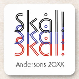 Minimalist Norway Skål! | 記念の品 コースター