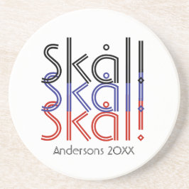 Minimalist Norway Skål! | 記念の品 コースター