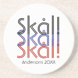 Minimalist Norway Skål! | 記念の品 コースター