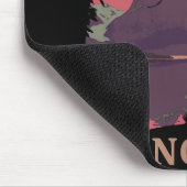 Minimalist Norway Sunset Poster - Mountain Fjord マウスパッド (コーナー)