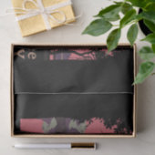 Minimalist Norway Sunset Poster - Mountain Fjord 薄葉紙 (ギフト)