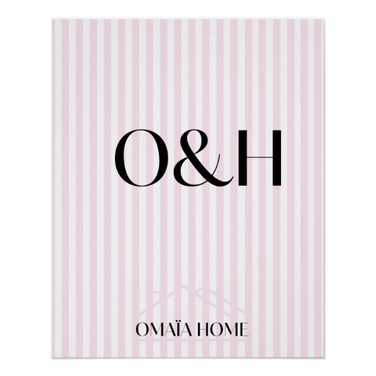 Minimalist O&H Wall Art ポスター (正面)