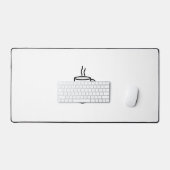 Minimalist Office Aesthetic Desk Pad デスクマット (キーボード&マウス)