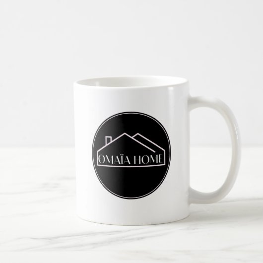 Minimalist OH Typography Mug | Modern OMAÏA HOME C コーヒーマグカップ (右)