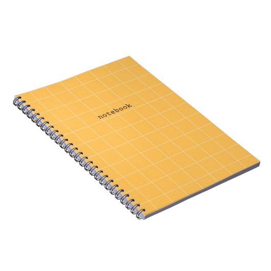 Minimalist orange notebook ノートブック (右側)