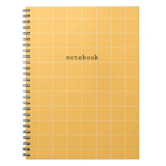 Minimalist orange notebook ノートブック