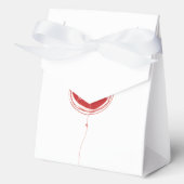 Minimalist Oriental Red Sun Favor Box フェイバーボックス (正面)