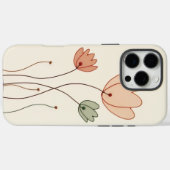 Minimalist Outline Flowers Phpne Case Case-Mate iPhoneケース (裏面 (横))