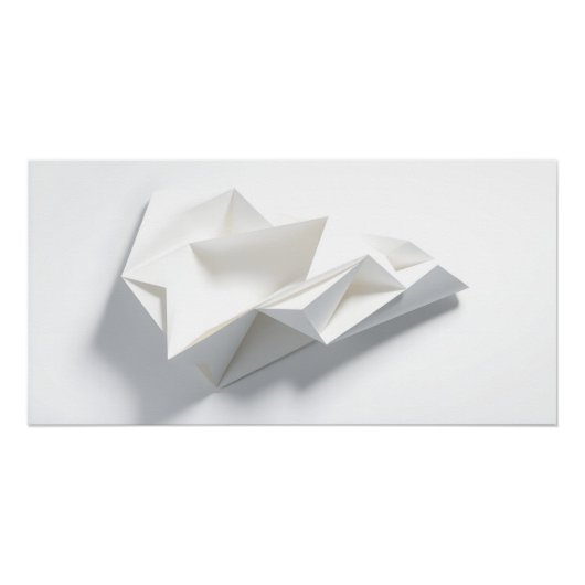 Minimalist Paper Structure ポスター (正面)