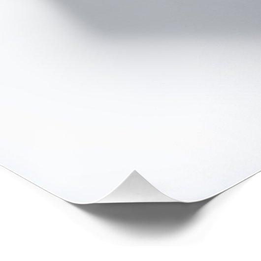 Minimalist Paper Structure ポスター (コーナー)