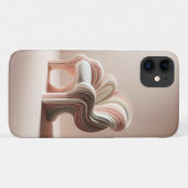 Minimalist Parametric Sculpture Chair - Modern Aes Case-Mate iPhoneケース (裏面(横))